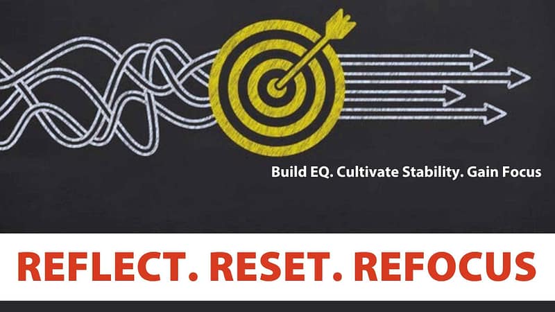 WunderTraining Reflect Reset Refocus wellbeing workshop delivered in person and virtually for focus, resilience, and mental clarity